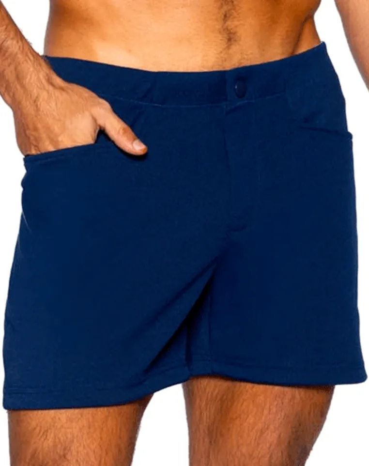 Bike Athletic Bam207 Coaches Short 5 Inch Inseam Color Navy