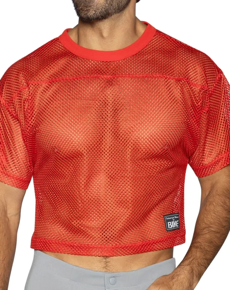 Bike Athletic Bam134 Short Sleeve Practice Jersey Color Bright Red