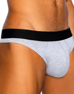 Bike Athletic Bas319 Active Thong Color Light Gray