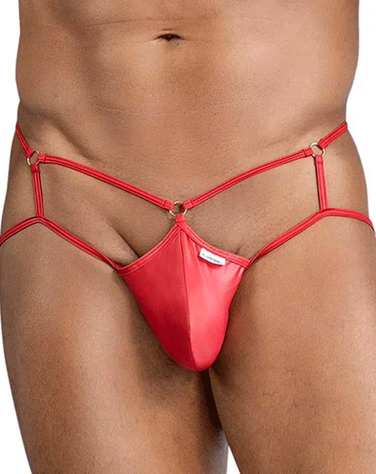 Candyman 99831 Cage Jockstrap Red