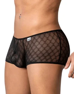 Candyman 99896 Geometric Mesh Trunks Black
