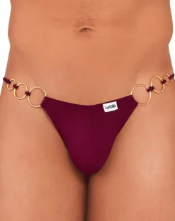 Candyman 99710 Holes In One Bikini Burgundy
