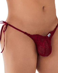 Candyman 99579 Lace Heart Bikini Burgundy