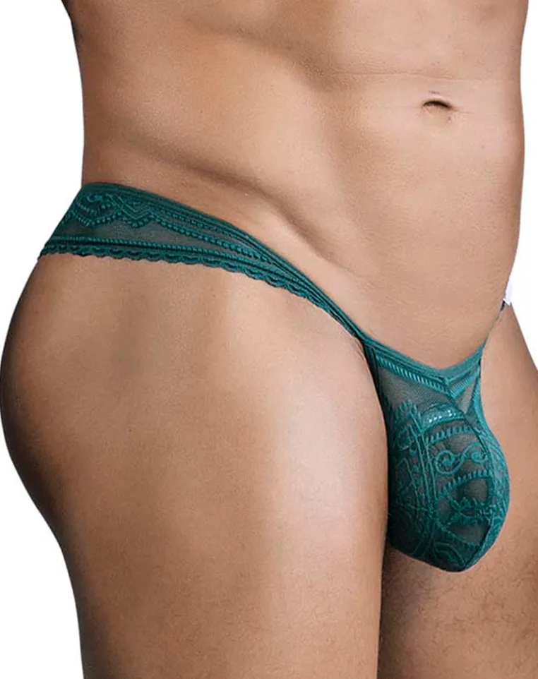 Candyman 99861 Lace Thongs Green