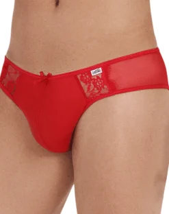 Candyman 99538 Sexy Lace Jockstrap Red