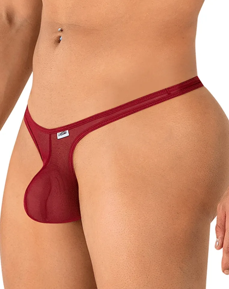 Candyman 99954 Thongs Burgundy Mesh