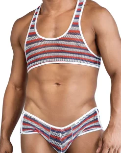 Candyman 99859 Two Piece Outfit Stripes