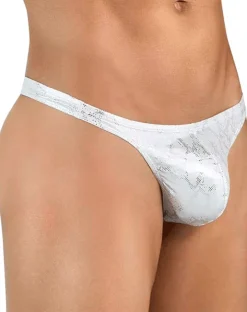 Clever 2063 Diamond Thongs Silver