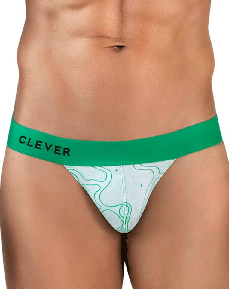 Clever 2057 Maze Bikini Green
