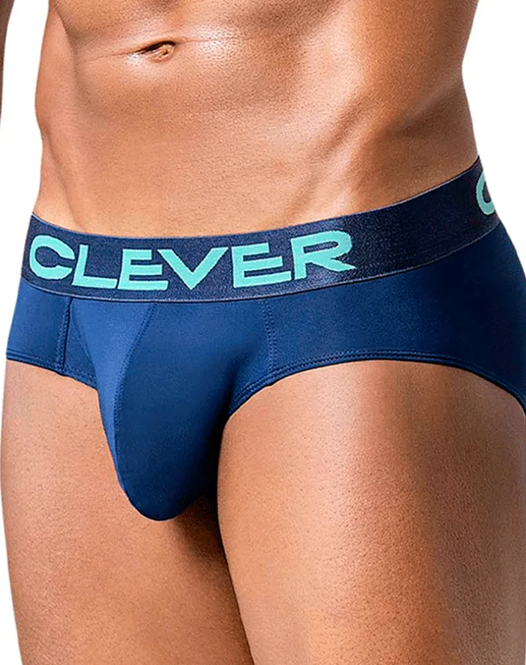Clever 519968 3pk Australian Latin Briefs Beige-blue-green