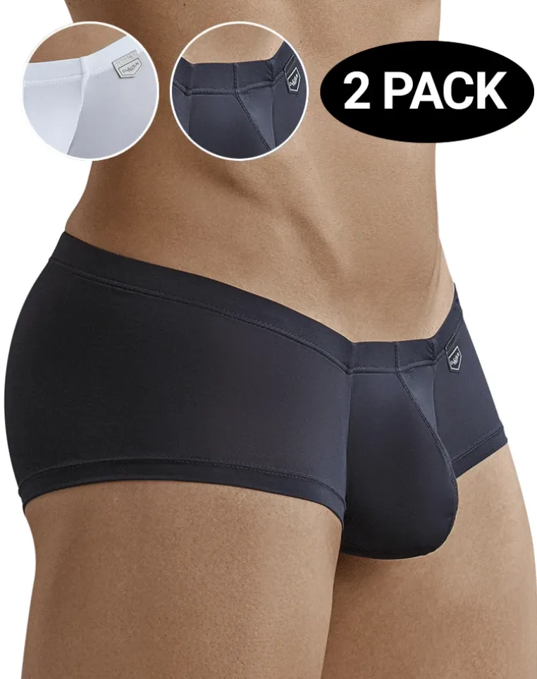 Clever 229924 2pk Australian Trunks Black-white