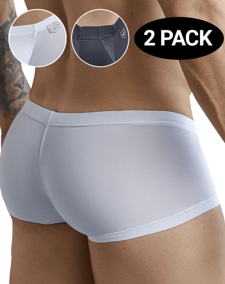 Clever 229924 2pk Australian Trunks Black-white