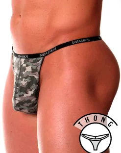Doreanse 1312-prn Camouflage Thong Printed