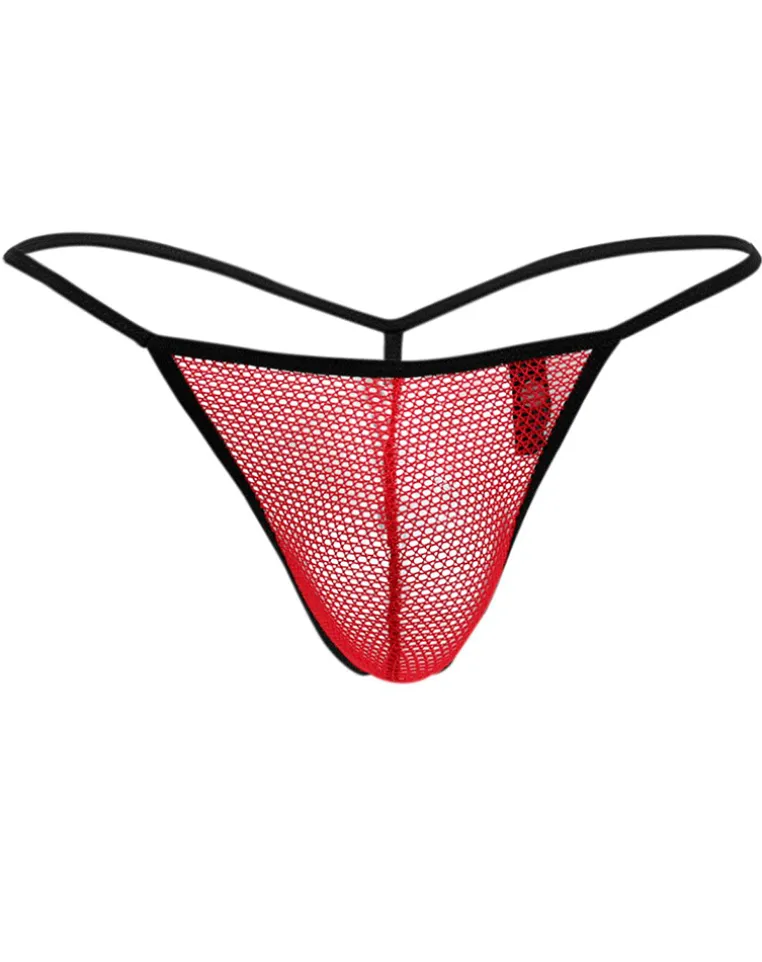 Doreanse 1306-red Mesh G-string Thong Red
