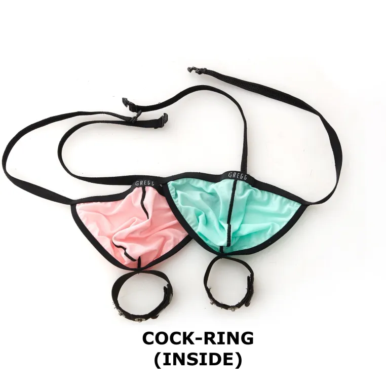 Gregg Homme Torridz Cockring Inside Pouch String 87416 Beige