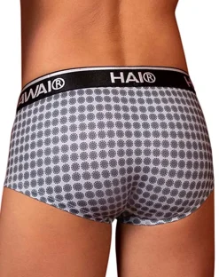 Hawai 42430 Printed Briefs Gray