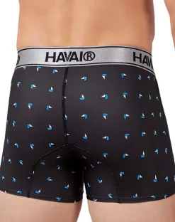 Hawai 42470 Printed Microfiber Trunks Black