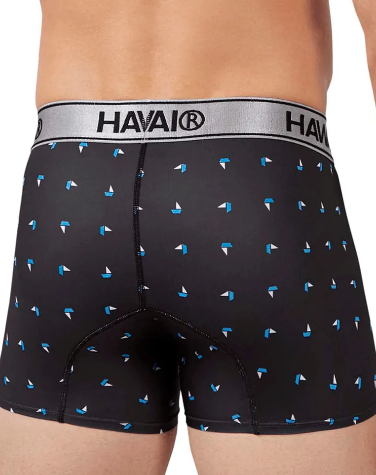 Hawai 42470 Printed Microfiber Trunks Black