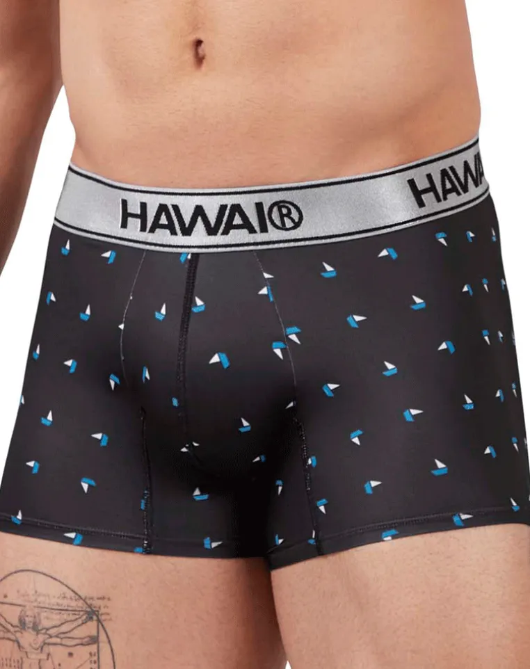 Hawai 42470 Printed Microfiber Trunks Black