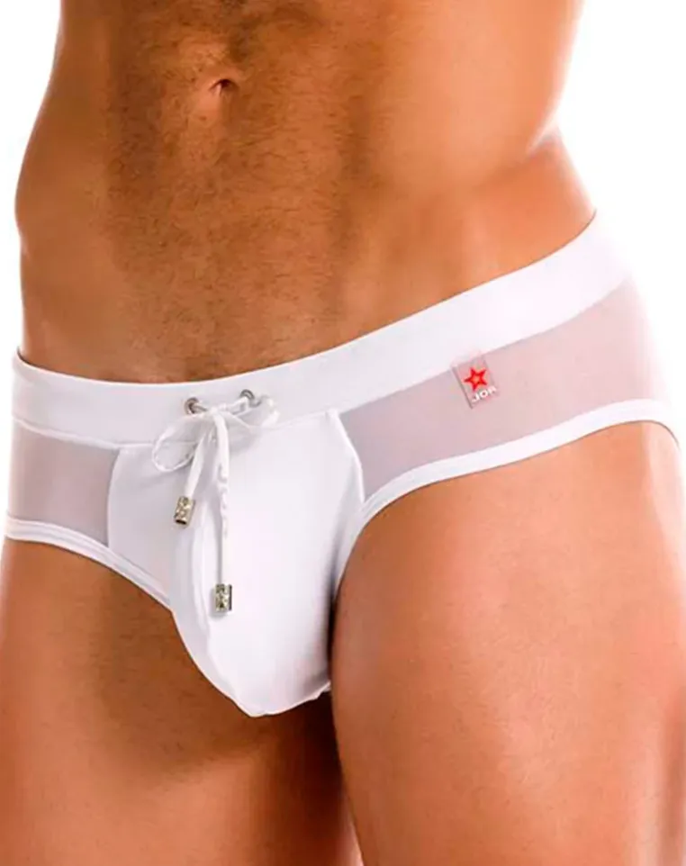 Jor 2193 Mystic Swim Briefs White