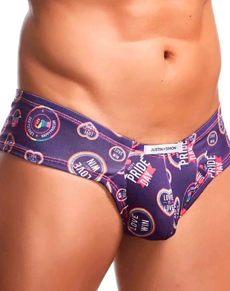 Justin+simon Xsj22 Cheek Briefs Pride
