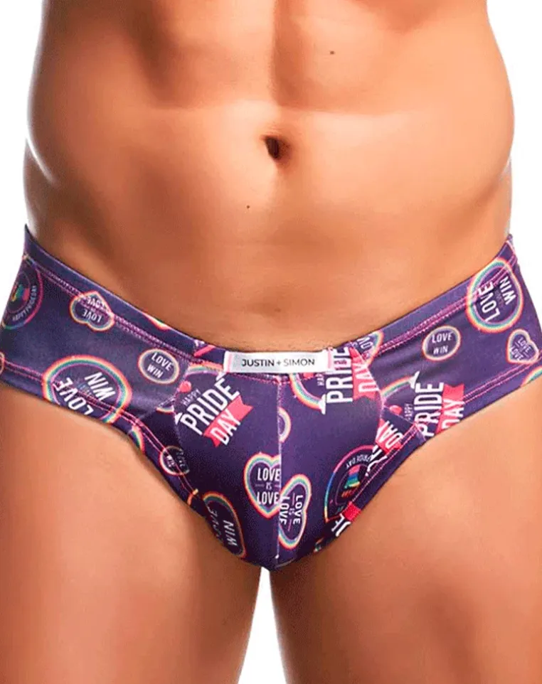 Justin+simon Xsj22 Cheek Briefs Pride
