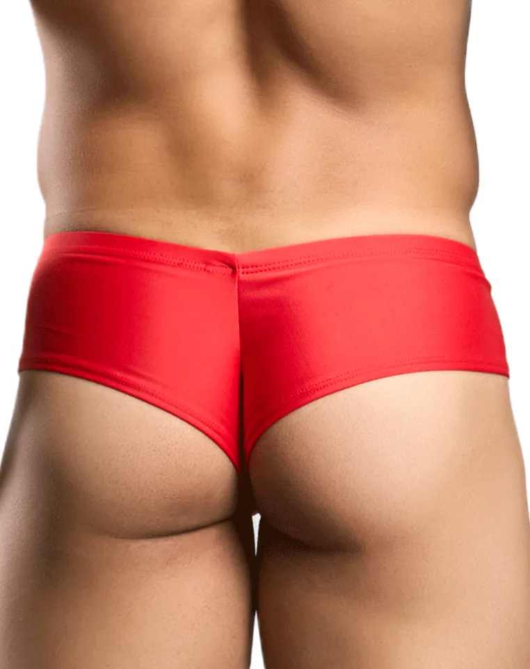 Justin+simon Xsj22 Cheek Briefs Red