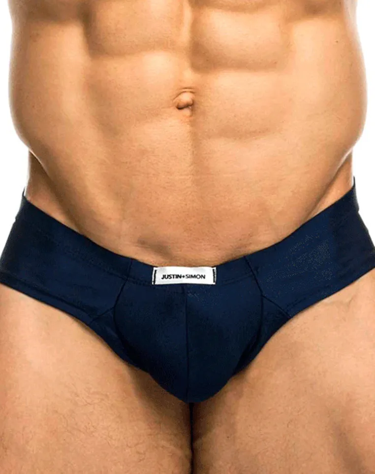 Justin+simon Xsj22 Cheek Briefs Navy
