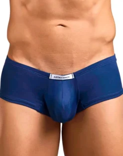 Justin+simon Xsj13 Cheeky Bulge Boxer Peach Navy