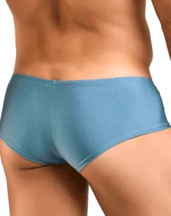 Justin+simon Xsj13 Cheeky Bulge Boxer Metal Green