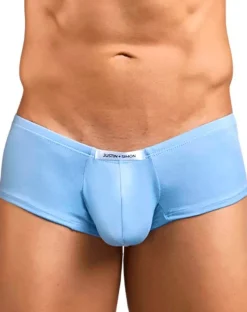 Justin+simon Xsj13 Cheeky Bulge Boxer Peach Blue