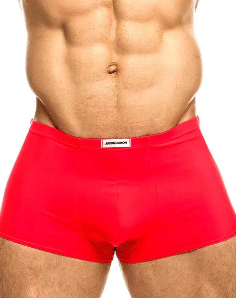 Justin+simon Xsj08 Classic Trunks Coral