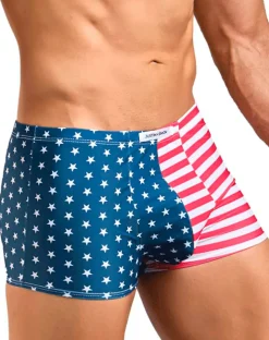 Justin+simon Xsj08 Classic Trunks Usa Flag