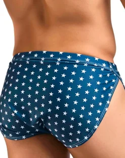 Justin+simon Xsj09 Running Shorts Usa Flag