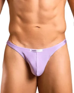 Justin+simon Xsj03 Silky Sexy Thongs Lilac