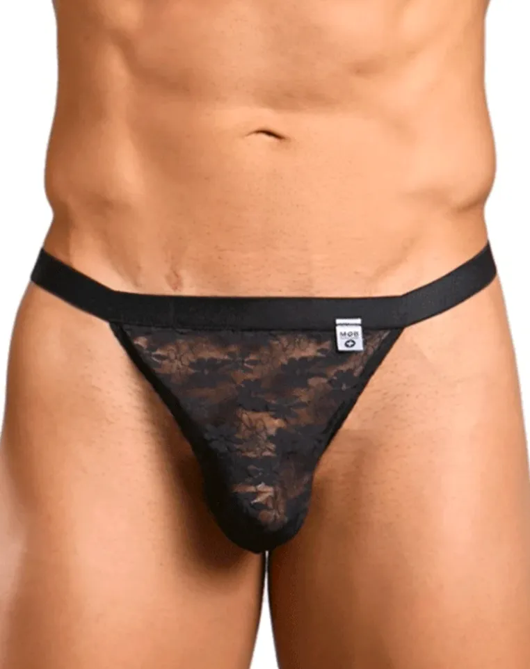 Malebasics Mbl82 Sexy Jockstrap Black Lace
