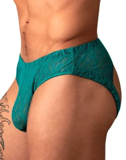 Male Power 330-305 Ripple Moon Jock Teal
