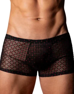 Male Power Trunk 143-296 Widow Maker Front Pouch Red diamond - Black