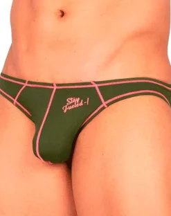 Private Structure Epus4563 Prime Eutopia Bikini Brief Olive