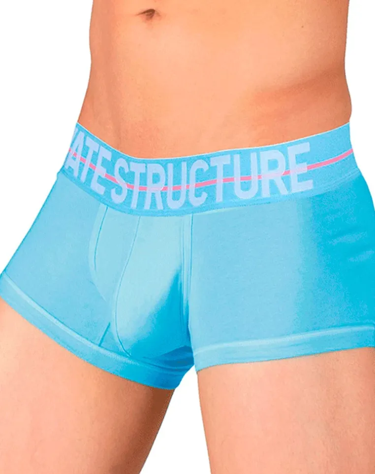 Private Structure Moux4103 Mo Lite Mid Waist Trunks Blue