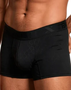Xtremen 91256 Microfiber Boxer Briefs Black