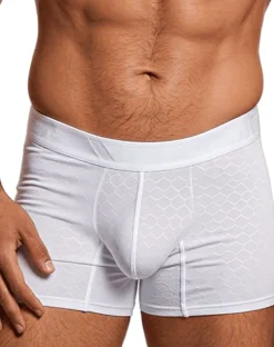 Xtremen 91256 Microfiber Boxer Briefs White