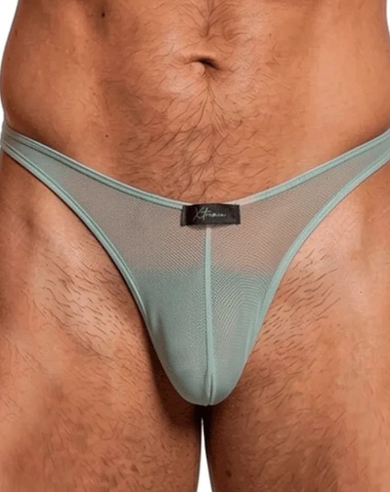 Xtremen 91264 Microfiber Mesh Bikini Green