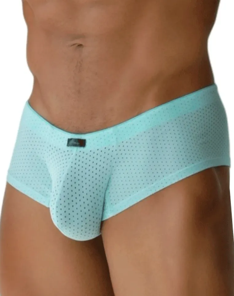 Xtremen 91269 Sleek V-cut Performance Mesh Briefs Seawater