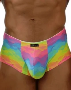 Xtremen 91283 Ultimate Low-rise Rainbow Printed Briefs Cloud